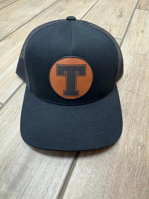 Tecumseh Savages Mascot "T" Patch Hats