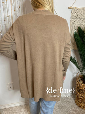 Open Front Lightweight Cardigan - 6 Colors