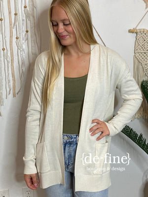 Open Front Lightweight Cardigan - 6 Colors