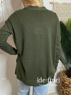 Open Front Lightweight Cardigan - 6 Colors