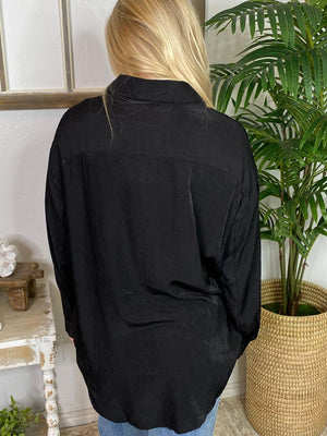 Oversized Button Top in 3 Colors S-3XL