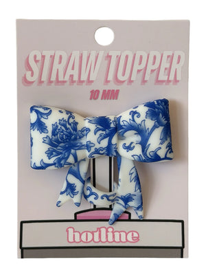 Bow Straw Toppers