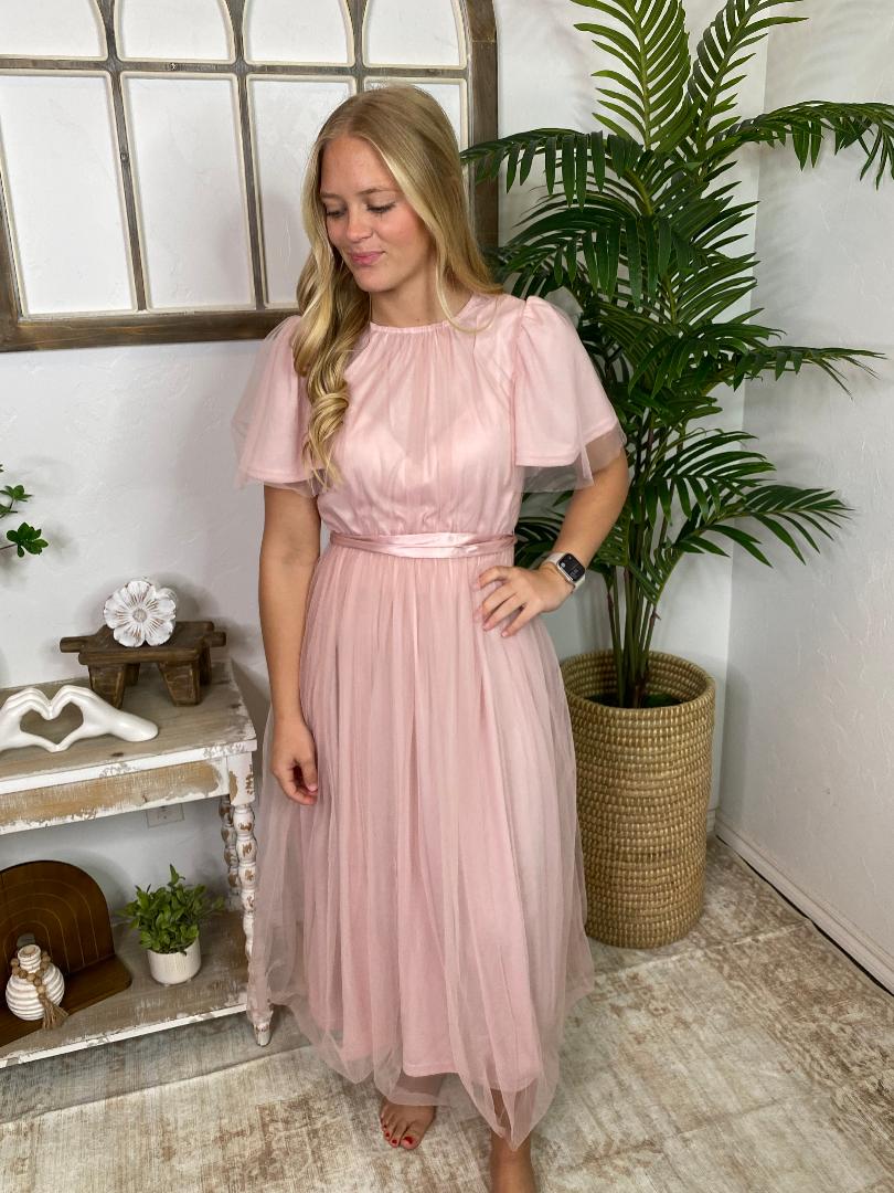 Light Pink Tulle Dress