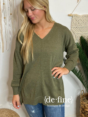 Lightweight V Neck Sweater in 3 Fabulous Colors