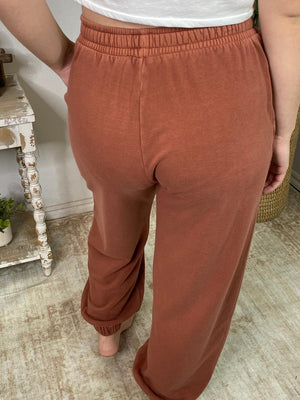 Washed Drawstring Joggers in 3 Colors