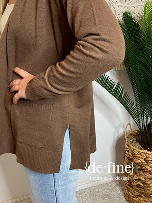 Open Front Lightweight Cardigan - 6 Colors