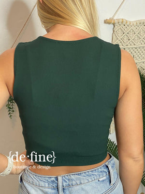 Reversible Sleeveless Crop Top - 5 Colors