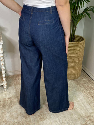 Dark Denim Trouser Pants