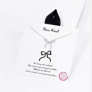 Bow Earrings and Necklaces