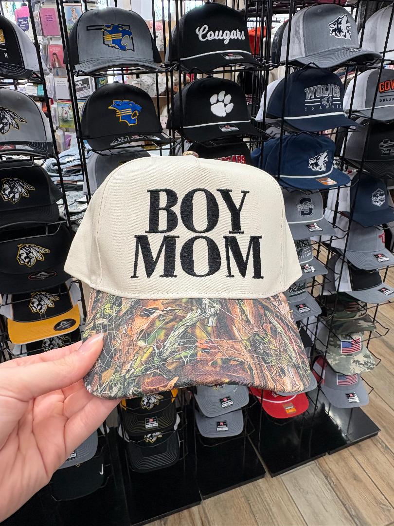 Boy Mom Camo Hat