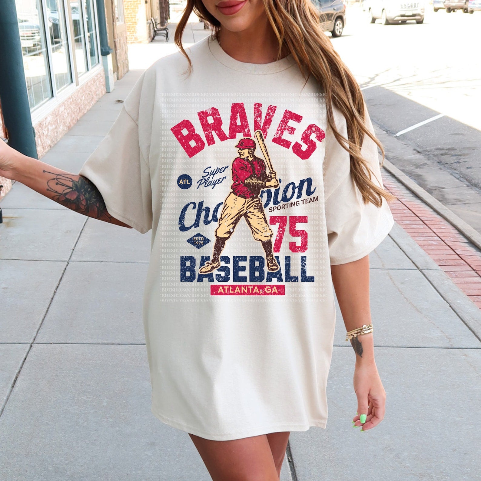 Atlanta Vintage Baseball Tees or Sweatshirts