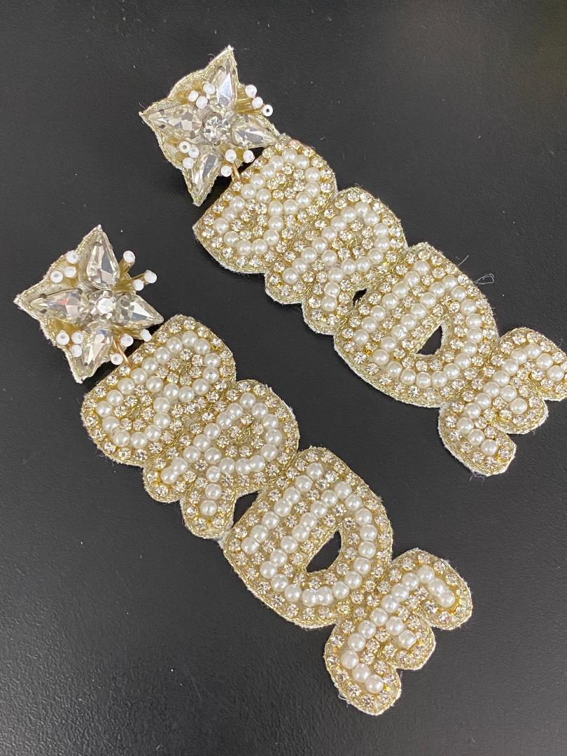 Bride Earrings & Bags