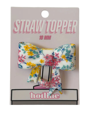 Bow Straw Toppers
