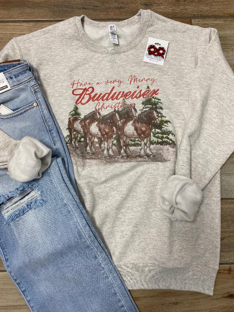 Clydesdale Christmas Tee or Sweatshirt