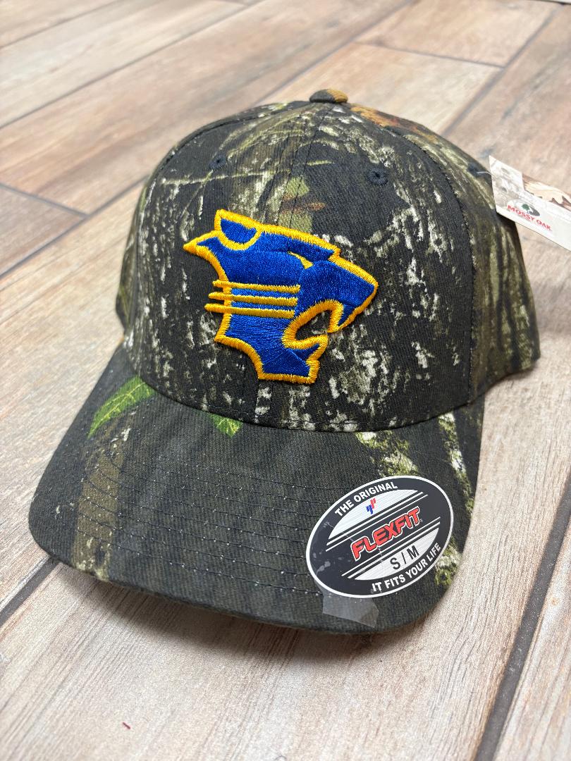 Wildcat Mossy Oak Camo S/M Fitted Hat