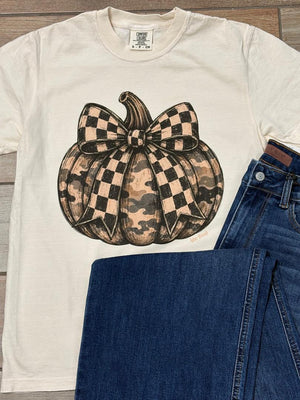 Camo Pumpkin Graphic Tee