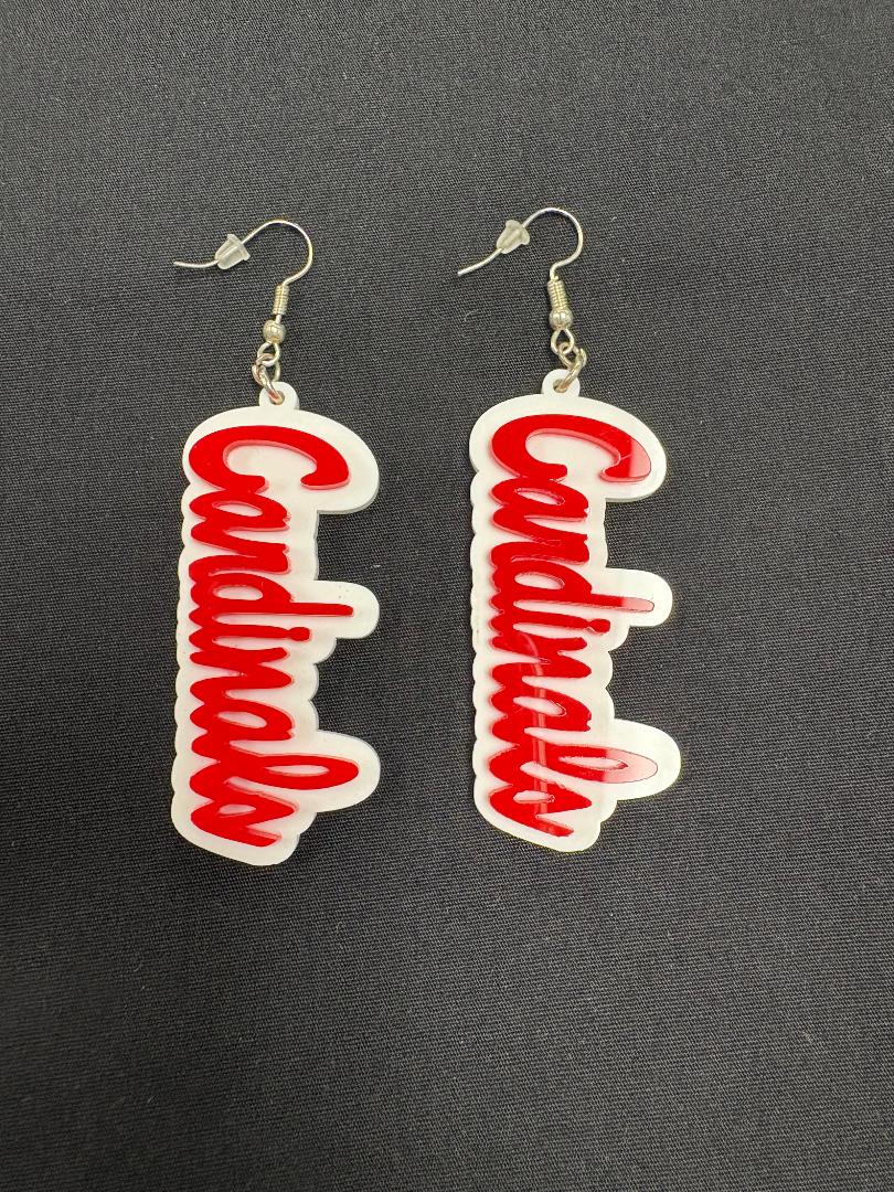 Cardinals Earrings