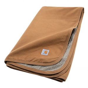 Carhartt Firm Duck Sherpa-Lined Blanket in Carhartt Brown or Black