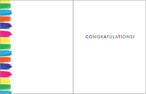 Cheers Yay Congrats Greeting Card
