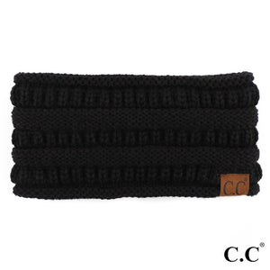 CC Solid Cable Knit Headwrap