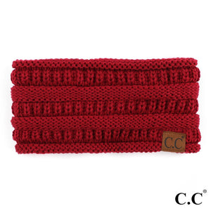 CC Solid Cable Knit Headwrap