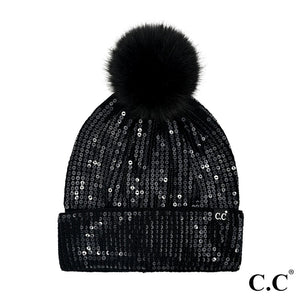 CC All Over Sequin Beanies