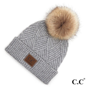 CC Diamond Beanies with Pom