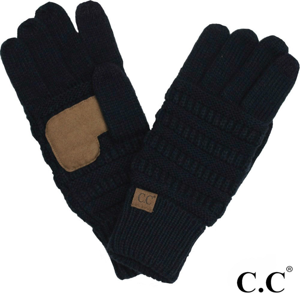 CC Ribbed Smart Touch Gloves