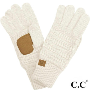 CC Ribbed Smart Touch Gloves