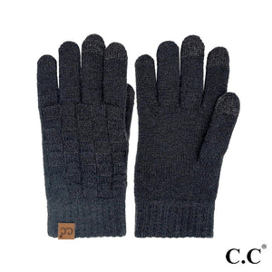 CC Weave Texture Smart Touch Gloves