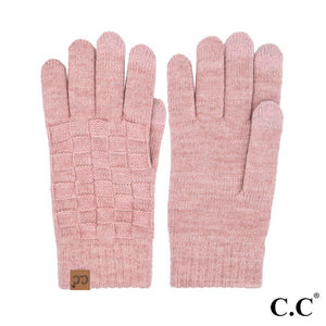 CC Weave Texture Smart Touch Gloves