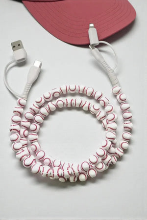 4 Way Beaded Phone Chargers in Lots of Colors
