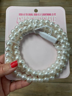 4 Way Beaded Phone Chargers in Lots of Colors