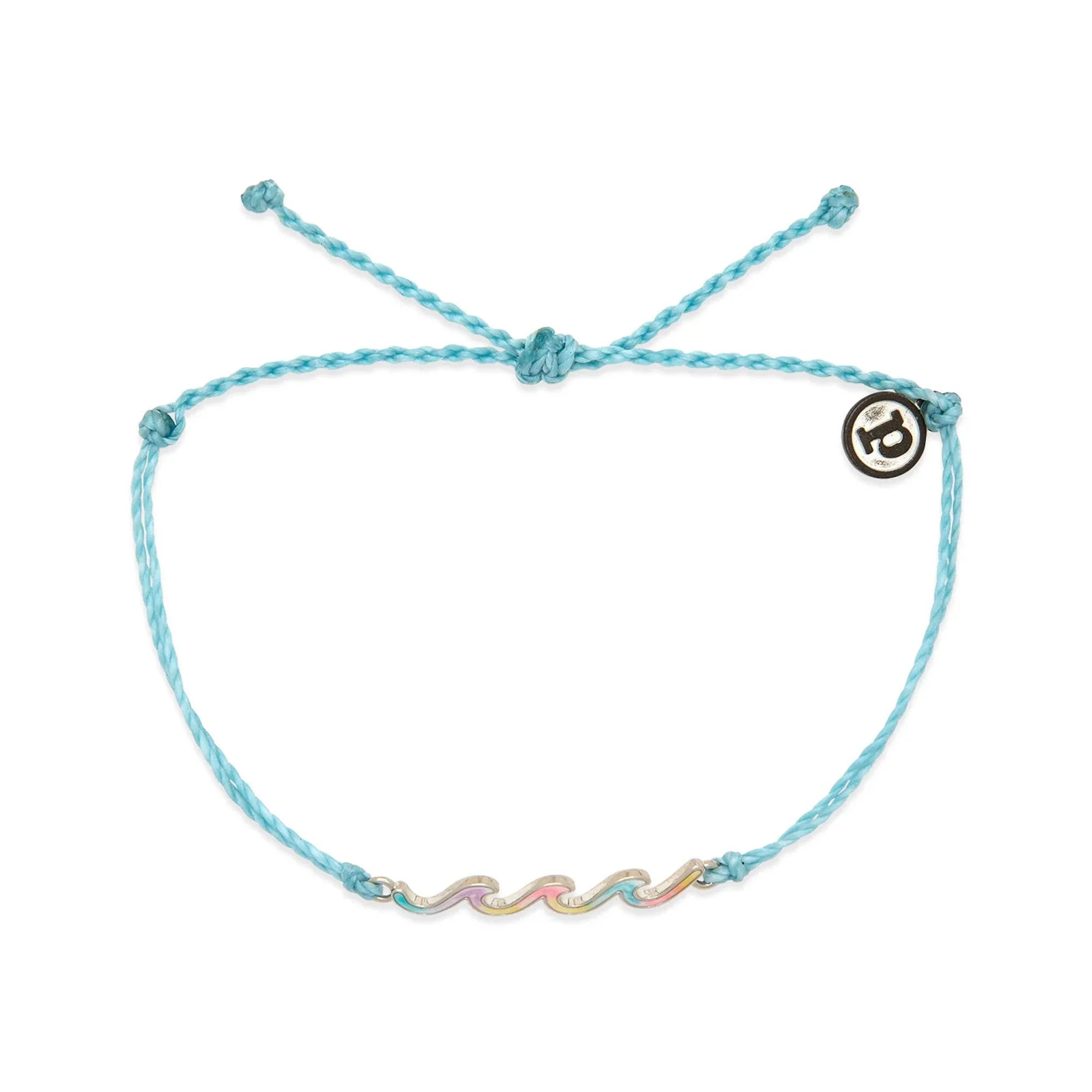 Pura Vida Tie Dye Waves Charm Bracelet