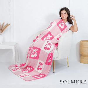 Cherries & Strawberries Cozy Blankets PRE SALE
