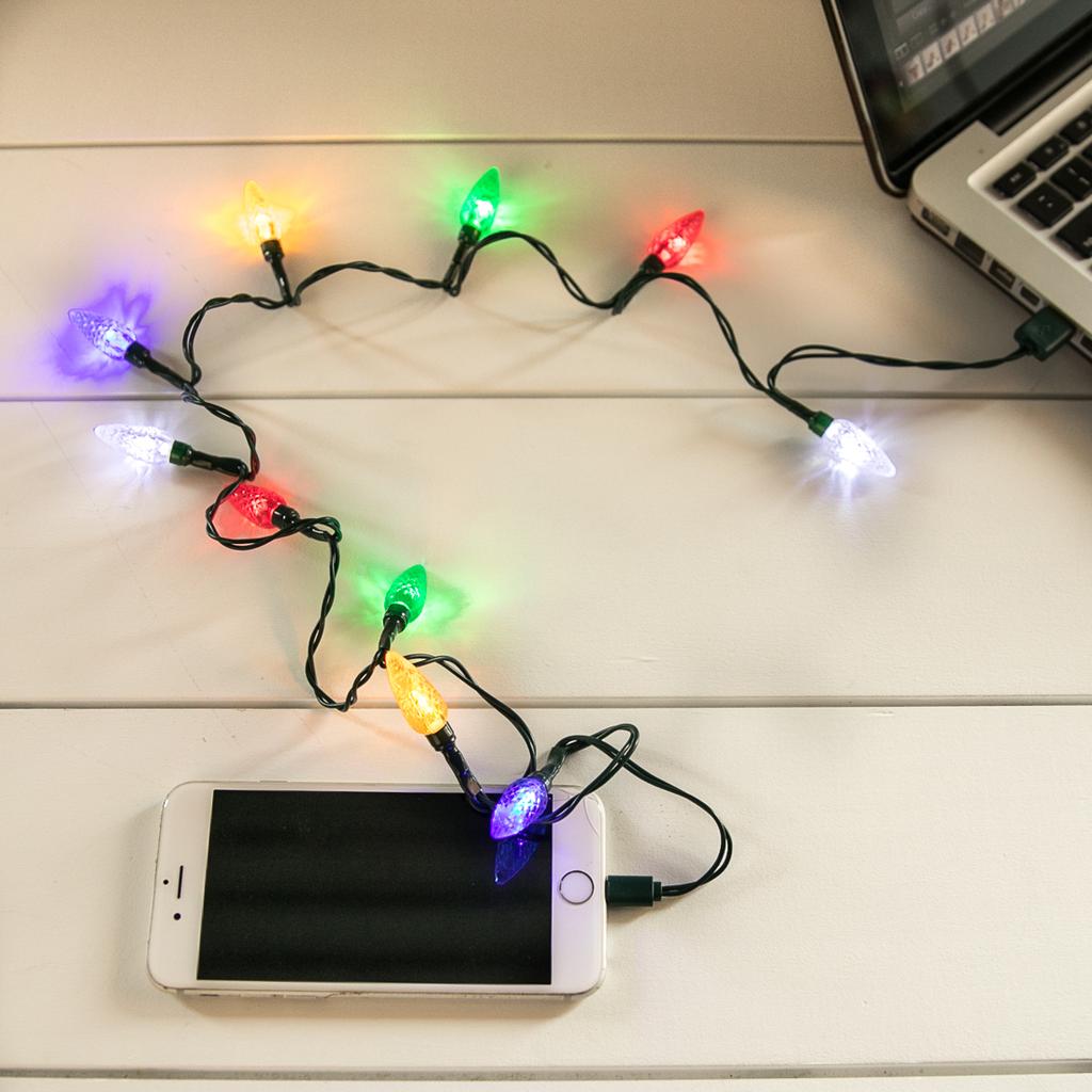 Christmas Light Up Phone  Chargers