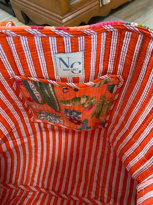 Velvet Quilted Tote Bags