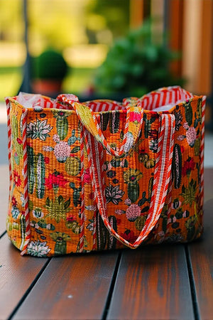 Velvet Quilted Tote Bags