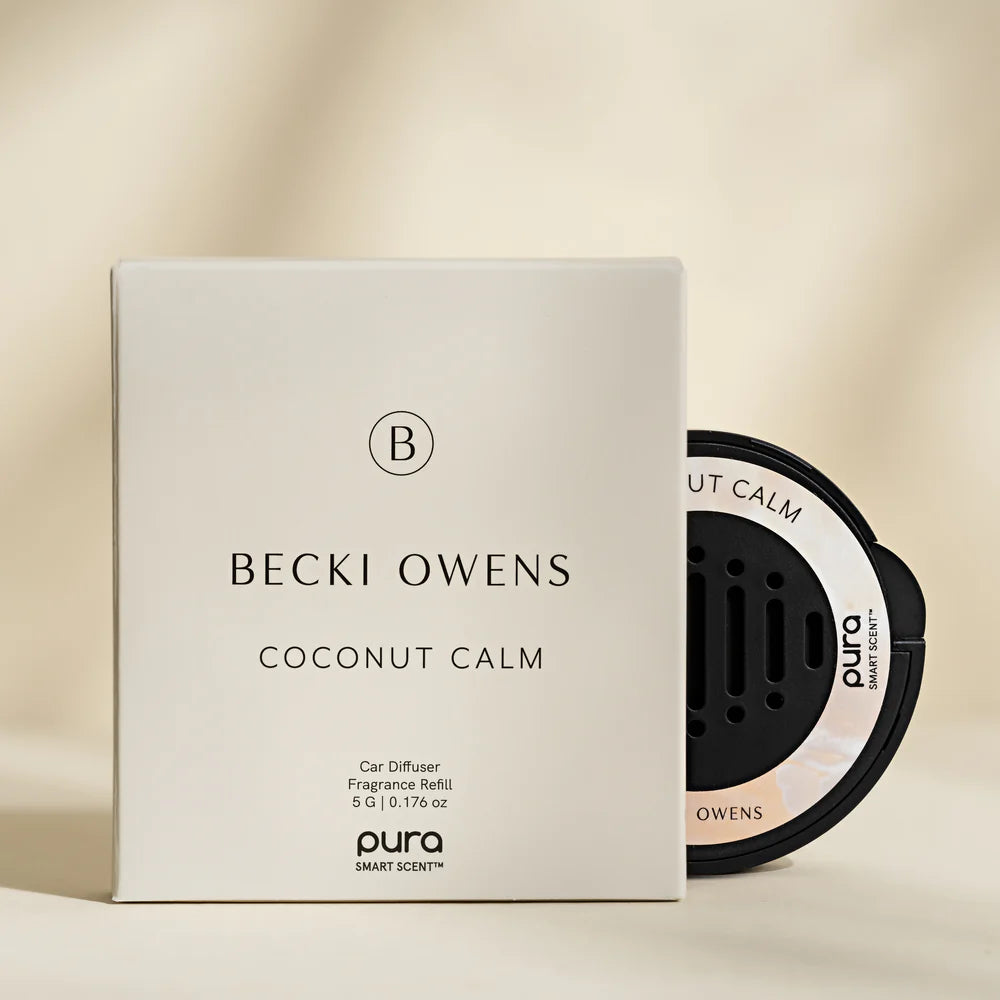 Pura Becki Owens Coconut Calm Car Diffuser Refill