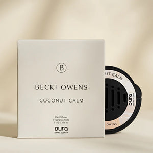 Pura Becki Owens Coconut Calm Car Diffuser Refill
