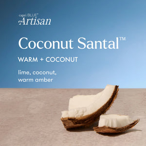Capri Blue Coconut Santal Artisan Luce d'Almalfi Signature Candle