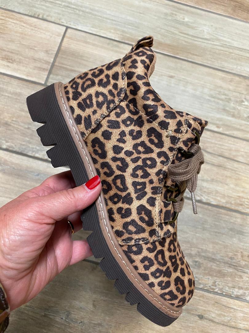 Corky's Leopard Chunky Boots
