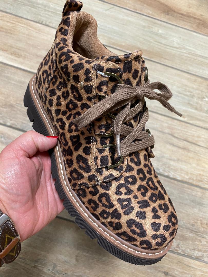 Corky's Leopard Chunky Boots