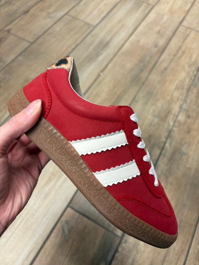 Corky's Heads Up Red Sneakers