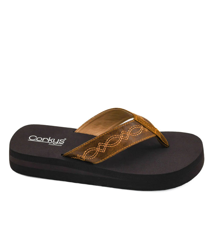 Corky's Overboard Saddle Flip Flops