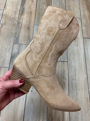Corky's Somebody's Problem Western Suede Boots