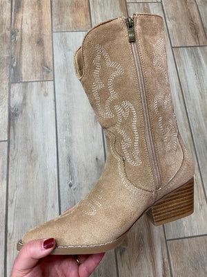 Corky's Somebody's Problem Western Suede Boots