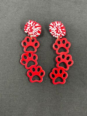 North Rock Creek Cougars Earrings