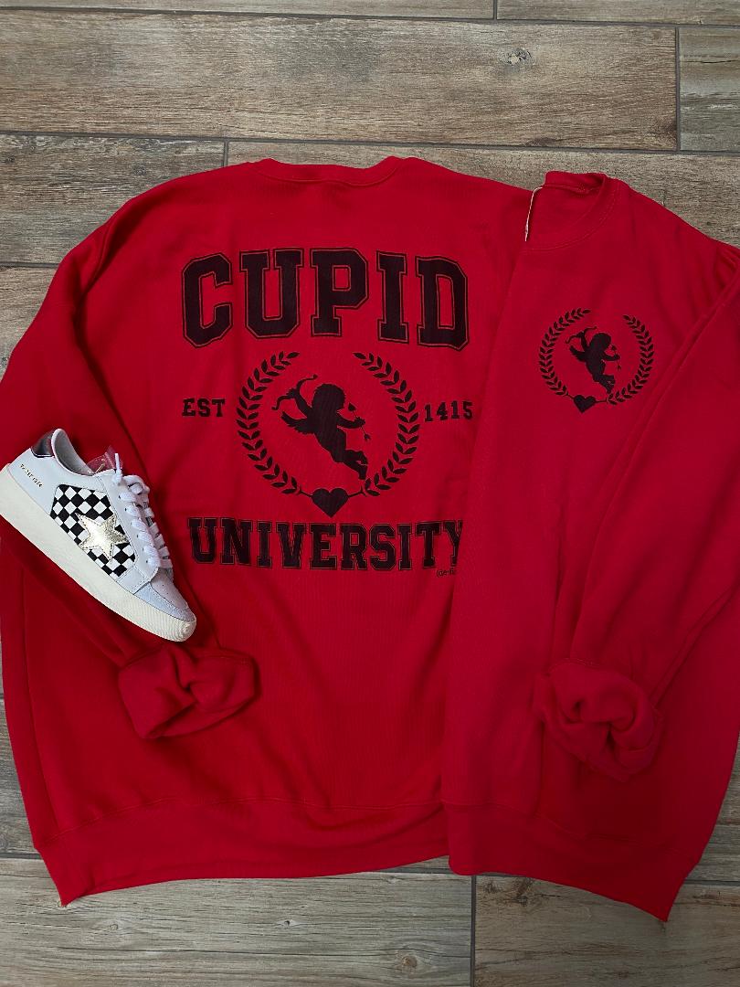 Cupid University Graphic Tee or Sweatshirt