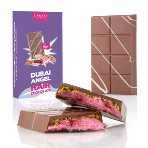 Viral Angel Hair Dubai Chocolate Bar - Pink Cotton Candy